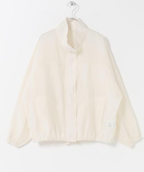 ITEMS URBANRESEARCH（アイテムズ アーバンリサーチ）の「シアースタンドブルゾン（ブルゾン・レディース・ホワイト系その他/グレー/ブルー・FREE）」の10枚目の写真