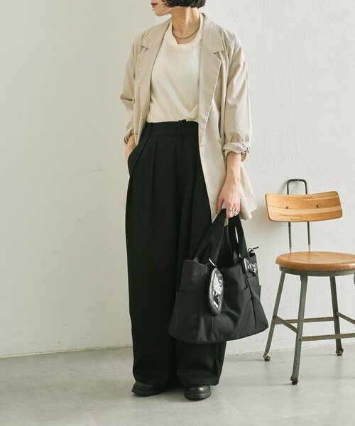 ear PAPILLONNER(イアパピヨネ)の「【HELLO KITTY(ハローキティ)×ear】樹脂パーツトートバッグMサイズ(トートバッグ・レディース・ブラック・FREE)」の21枚目の写真