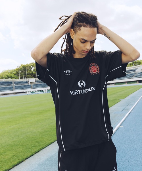 UMBRO(アンブロ)の「UMBRO別注 オーバーサイズドローコードゲームカットソー(Tシャツ/カットソー・メンズ・ネイビー/ホワイト/ブラック/グレー・S/M/L/XL)」の19枚目の写真