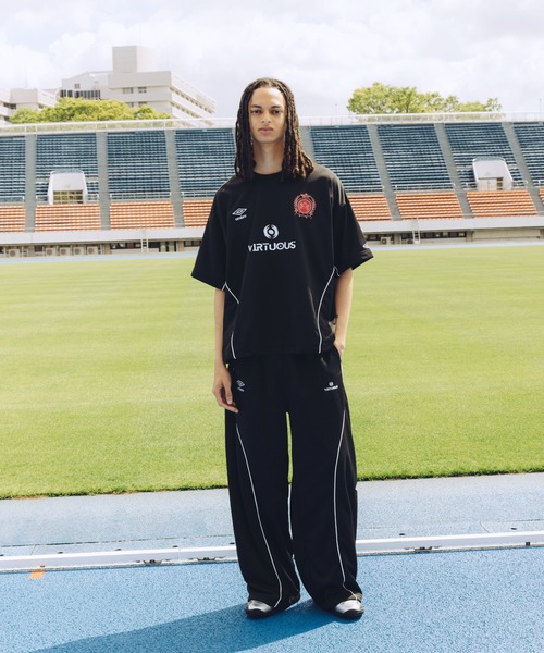 UMBRO(アンブロ)の「UMBRO別注 オーバーサイズドローコードゲームカットソー(Tシャツ/カットソー・メンズ・ネイビー/ホワイト/ブラック/グレー・S/M/L/XL)」の22枚目の写真