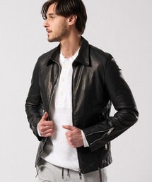 wjk（ダヴルジェイケイ）の「mj11520- leather single riders シングルライダースジャケット(2099 lc42j)（ライダースジャケット）」