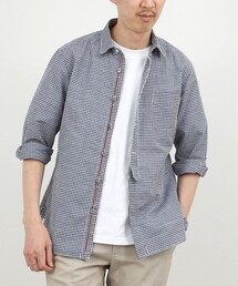 NOLLEY’S | 綿麻 パラシュートボタン7分袖シャツ 26SS(シャツ/ブラウス)