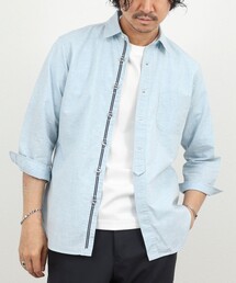 NOLLEY’S | 綿麻パラシュートボタン7分袖シャツ 26SS(シャツ/ブラウス)