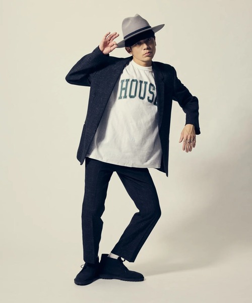 is-ness（イズネス）の「【is-ness】HOUSE T-SHIRT（Tシャツ/カットソー・メンズ・グリーン/ホワイト/ブラック・FREE）」の4枚目の写真