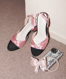 IMARI（イマリ）の「【 IMARI / イマリ 】 ドーリー バイカラー リボン ミュール パンプス（パンプス）」