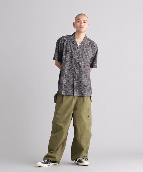 MANASTASH(マナスタッシュ)の「MANASTASH/マナスタッシュ FISH PATTERN SHIRTS(シャツ/ブラウス・メンズ・ブラック/ブルー・M/L/S/XL)」の5枚目の写真
