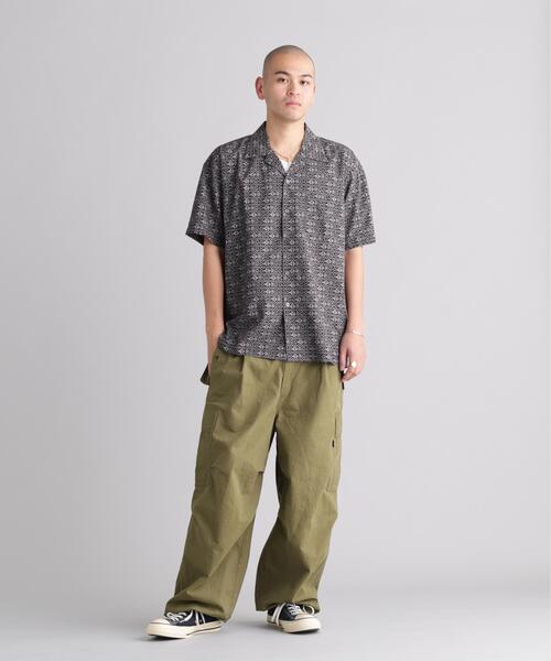 MANASTASH(マナスタッシュ)の「MANASTASH/マナスタッシュ FISH PATTERN SHIRTS(シャツ/ブラウス・メンズ・ブラック/ブルー・M/L/S/XL)」の6枚目の写真