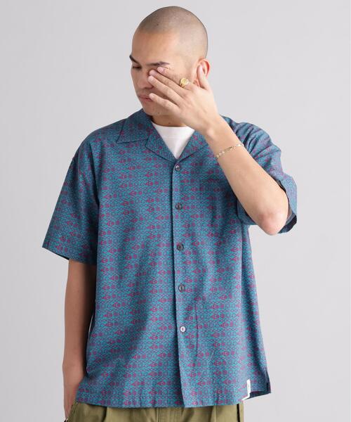 MANASTASH(マナスタッシュ)の「MANASTASH/マナスタッシュ FISH PATTERN SHIRTS(シャツ/ブラウス・メンズ・ブラック/ブルー・M/L/S/XL)」の7枚目の写真
