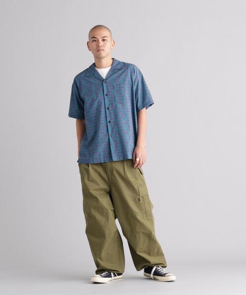MANASTASH(マナスタッシュ)の「MANASTASH/マナスタッシュ FISH PATTERN SHIRTS(シャツ/ブラウス・メンズ・ブラック/ブルー・M/L/S/XL)」の9枚目の写真
