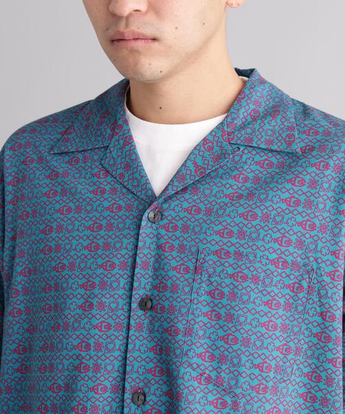 MANASTASH(マナスタッシュ)の「MANASTASH/マナスタッシュ FISH PATTERN SHIRTS(シャツ/ブラウス・メンズ・ブラック/ブルー・M/L/S/XL)」の13枚目の写真