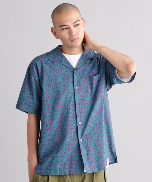 MANASTASH(マナスタッシュ)の「MANASTASH/マナスタッシュ FISH PATTERN SHIRTS(シャツ/ブラウス・メンズ・ブラック/ブルー・M/L/S/XL)」の2枚目の写真