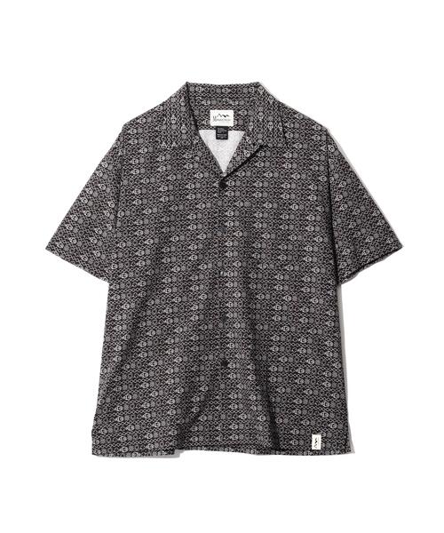 MANASTASH(マナスタッシュ)の「MANASTASH/マナスタッシュ FISH PATTERN SHIRTS(シャツ/ブラウス・メンズ・ブラック/ブルー・M/L/S/XL)」の3枚目の写真