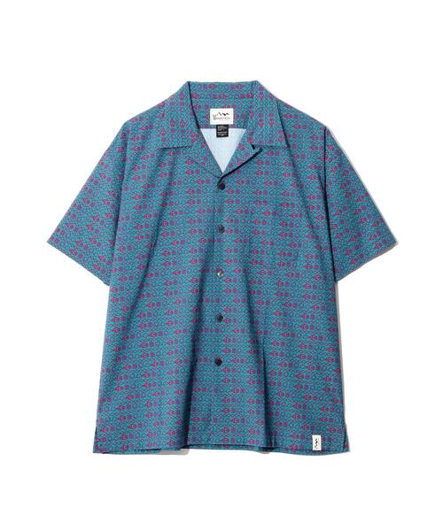 MANASTASH(マナスタッシュ)の「MANASTASH/マナスタッシュ FISH PATTERN SHIRTS(シャツ/ブラウス・メンズ・ブラック/ブルー・M/L/S/XL)」の4枚目の写真