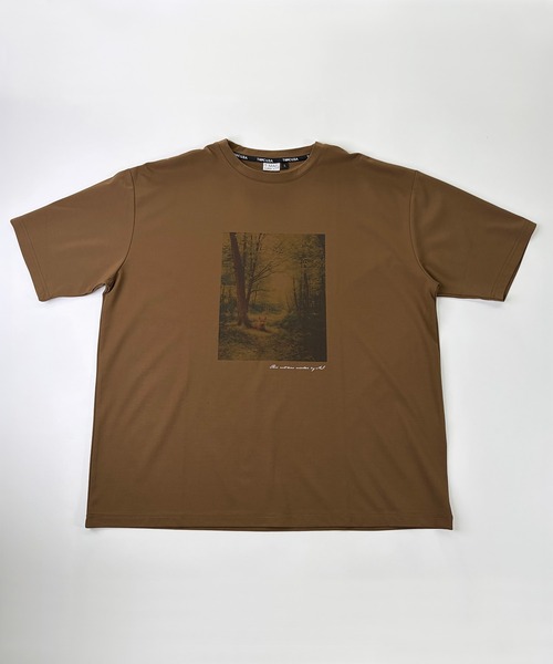 セール】接触冷感 冷感ポンチ フォトプリント 半袖Tシャツ（Tシャツ