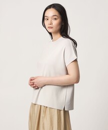 ハイネック フレンチスリーブニット ‐ウォッシャブル‐<A DAY IN THE LIFE>