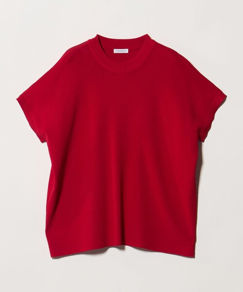A DAY IN THE LIFE UNITED ARROWS（アデイインザライフユナイテッドアローズ）の「ハイネック フレンチスリーブニット ‐ウォッシャブル‐＜A DAY IN THE LIFE＞（ニット/セーター・レディース・ライム/レッド/ライトグレー/ナチュラル/ネイビー/その他1・FREE）」の5枚目の写真