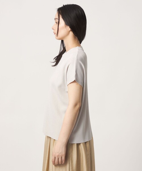 A DAY IN THE LIFE UNITED ARROWS（アデイインザライフユナイテッドアローズ）の「ハイネック フレンチスリーブニット ‐ウォッシャブル‐＜A DAY IN THE LIFE＞（ニット/セーター・レディース・ライム/レッド/ライトグレー/ナチュラル/ネイビー/その他1・FREE）」の12枚目の写真