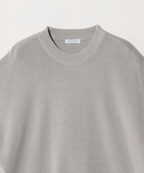A DAY IN THE LIFE UNITED ARROWS（アデイインザライフユナイテッドアローズ）の「ハイネック フレンチスリーブニット ‐ウォッシャブル‐＜A DAY IN THE LIFE＞（ニット/セーター・レディース・ライム/レッド/ライトグレー/ナチュラル/ネイビー/その他1・FREE）」の20枚目の写真