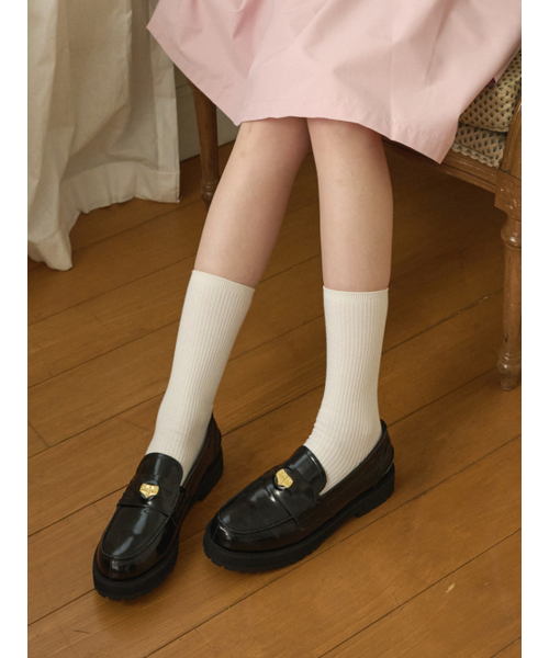 APTO(アプト)の「エレナII エレナプラットフォームローファー AGNF004(バレエシューズ・レディース・ブラック・23cm/23.5cm/24cm/24.5cm/25cm)」の3枚目の写真