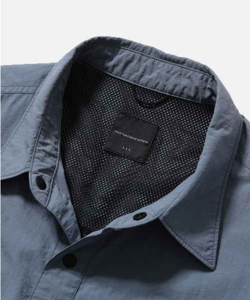 MOIF（モイフ）の「[SS26] RIDGE TRAIL H/S SHIRT / DUSK BLUE（シャツ/ブラウス・メンズ・その他・1(S)/2(M)/3(L)）」の15枚目の写真