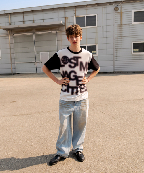 LMCの「BLUR LETTERING COLOR BLOCK TEE charcoal(Tシャツ/カットソー・レディース・その他・SMALL/MEDIUM/LARGE/X-LARGE)」の5枚目の写真