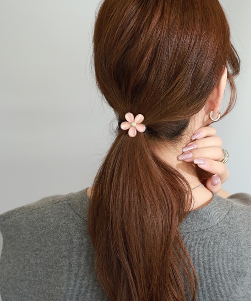セール】liberty select フラワーモチーフヘアゴム（ヘアゴム
