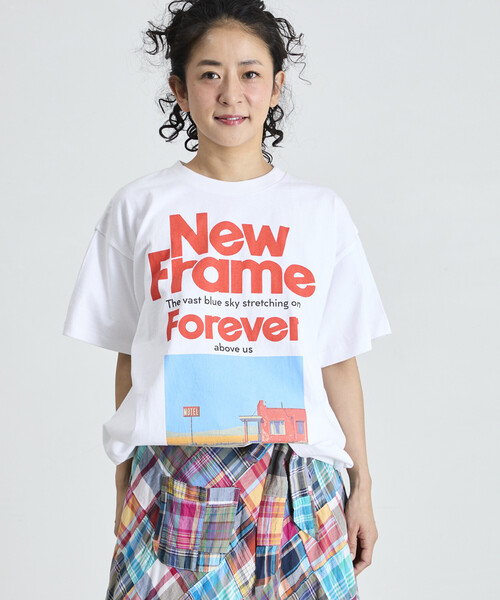 Freada(フリーダ)の「Freada/フリーダ オリジナル フォト プリント Tシャツ(Tシャツ/カットソー・レディース・ホワイト/ブラック・ONE SIZE)」の10枚目の写真