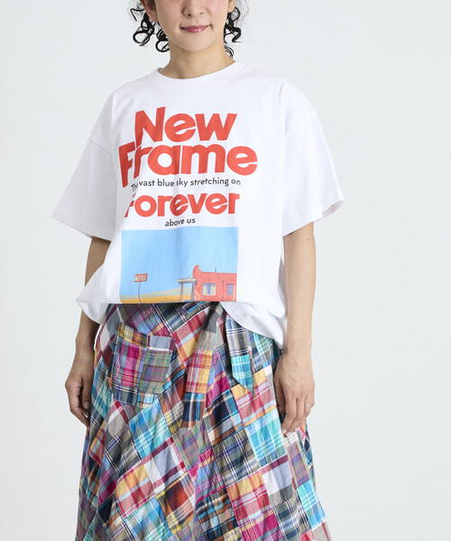 Freada(フリーダ)の「Freada/フリーダ オリジナル フォト プリント Tシャツ(Tシャツ/カットソー・レディース・ホワイト/ブラック・ONE SIZE)」の17枚目の写真