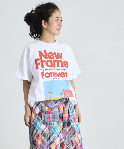 Freada(フリーダ)の「Freada/フリーダ オリジナル フォト プリント Tシャツ(Tシャツ/カットソー・レディース・ホワイト/ブラック・ONE SIZE)」の18枚目の写真