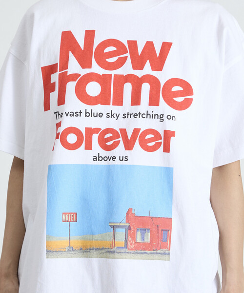 Freada(フリーダ)の「Freada/フリーダ オリジナル フォト プリント Tシャツ(Tシャツ/カットソー・レディース・ホワイト/ブラック・ONE SIZE)」の19枚目の写真