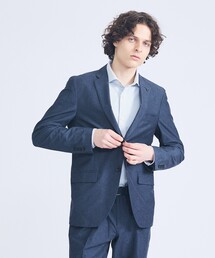 【セットアップ対応】スーパーストレッチ リネンジャケット/ FLEX JACKET