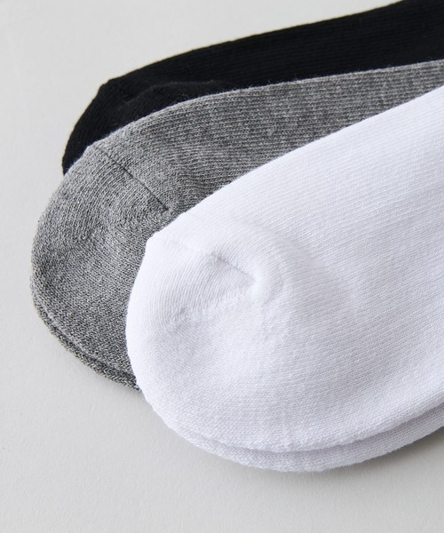 KANGOL(カンゴール)の「【KANGOL/カンゴール】【王道の足元】3足組 フルレングスソックス 無地・シンプル クルー丈 3Pセット 靴下(ソックス/靴下・メンズ・ブラック/グレー/ホワイト・FREE)」の8枚目の写真