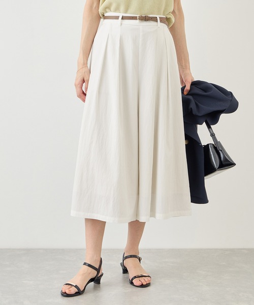 ROPE' PICNIC（ロペピクニック）の「ホワイトレーヨンナイロンガウチョパンツ（スラックス・レディース・ホワイト・S/L/M）」の5枚目の写真