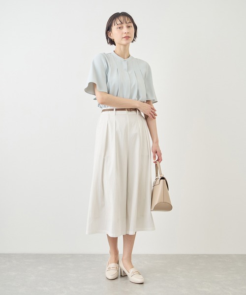 ROPE' PICNIC（ロペピクニック）の「ホワイトレーヨンナイロンガウチョパンツ（スラックス・レディース・ホワイト・S/L/M）」の8枚目の写真