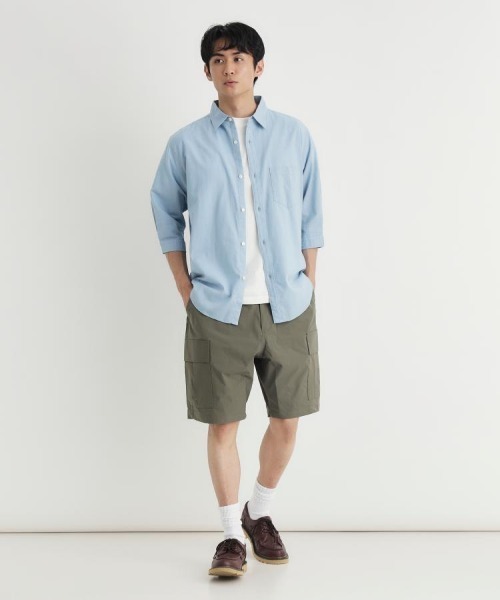 Right-on（ライトオン）の「Refurbish(リファービッシュ)ファティーグカーゴショートパンツ（その他パンツ・メンズ・ベージュ/オリーブ/ブラック・M/L/S/XL）」の14枚目の写真