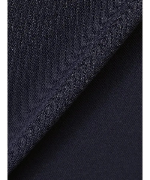 Perfect Suit FActory(パーフェクトスーツファクトリー)の「【ストレッチ/清涼/ムレにくい】鹿の子レギュラー半袖ポロシャツ(ポロシャツ・メンズ・ホワイト/ブラック/ネイビー・L/LL/M)」の8枚目の写真