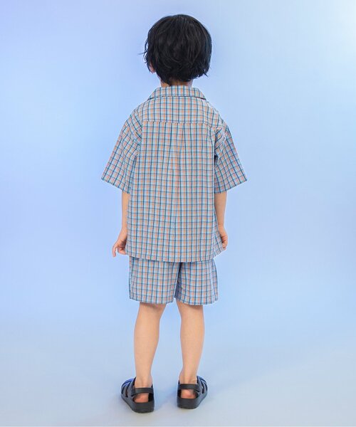BREEZE(ブリーズ)の「【さらっと快適】サマーエール 先染めサッカーパンツ_セットアップ可(その他パンツ・キッズ・キャメル/ミント/イエロー/ブルー・80/90/100/110/130/120/140)」の8枚目の写真