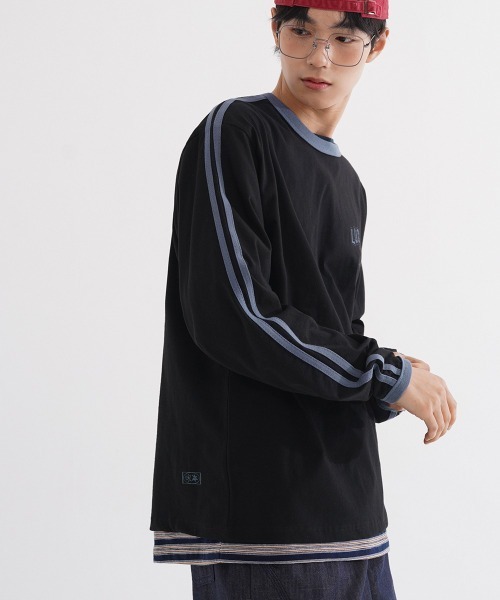 WV PROJECT（ダブリューブイプロジェクト）の「【WV PROJECT】Luster LS / JILT7843（Tシャツ/カットソー・メンズ・クリーム/ブラウン/ブラック・L/S/M）」の2枚目の写真