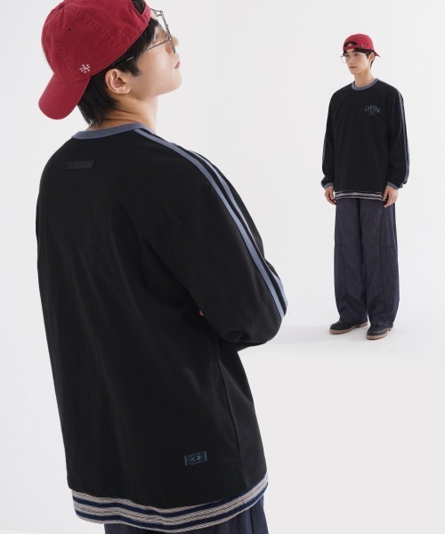 WV PROJECT（ダブリューブイプロジェクト）の「【WV PROJECT】Luster LS / JILT7843（Tシャツ/カットソー・メンズ・クリーム/ブラウン/ブラック・L/S/M）」の8枚目の写真