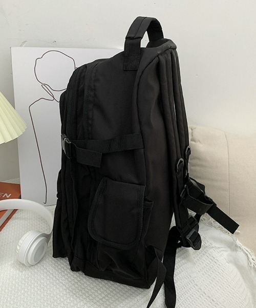 SEU(エスイーユー)の「【2WAY仕様】撥水加工×軽量0.54kg 多収納2層式PC対応ユニセックスバックパック(バックパック/リュック・レディース・ホワイト/ブラック・フリー)」の21枚目の写真