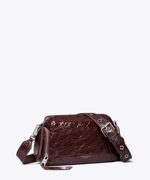TORY BURCH バーガンディ エナメルレザー ショルダーバッグ Tory Burch｜トリー バーチのショルダーバッグ（レッド/赤色系・レザー