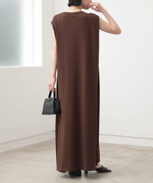 for/c（フォーシー）の「Aラインワンピース【サスティナブル】（ワンピース・レディース・ブラック/ブラウン・PL/PM/L/M）」の8枚目の写真