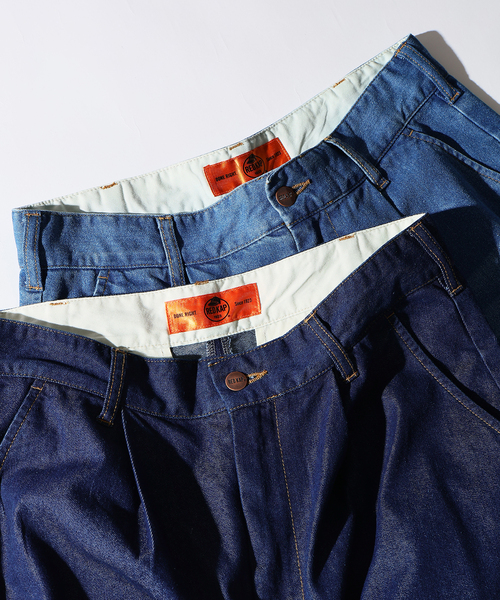 RED KAP（レッドキャップ）の「REDKAP 別注 Denim Wide Pants（デニムパンツ・メンズ・ブルー系その他/ネイビー・LARGE/MEDIUM）」の4枚目の写真