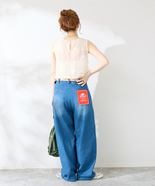 RED KAP（レッドキャップ）の「REDKAP 別注 Denim Wide Pants（デニムパンツ・メンズ・ブルー系その他/ネイビー・LARGE/MEDIUM）」の22枚目の写真