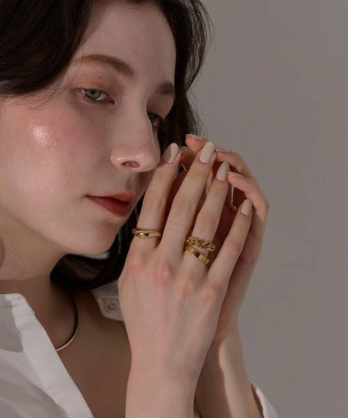 Phoebe(フィービィー)の「【金属アレルギー対応】メルトフォルムリング(リング・レディース・イエローゴールド/シルバー・#12)」の10枚目の写真