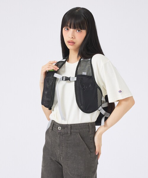 Casselini(キャセリーニ)の「【Casselini/キャセリーニ】エアリーナイロンバックパック/バッグ/ランニング/軽量/ナイロン【WEB限定】(バックパック/リュック・レディース・ピンク/ブラック・フリー)」の7枚目の写真