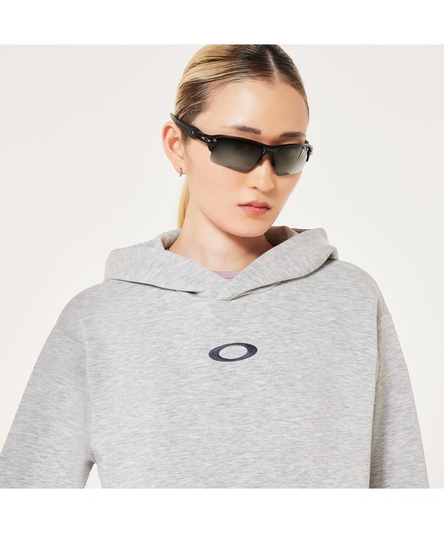 OAKLEY(オークリー)の「オークリー RADIANT QD FLEECE HOODIE 9.0/フーディー/スポーツ・トレーニング/UPF50+/OAKLEY(パーカー・レディース・ライトグレー/ブラック・L/XS/S/M)」の16枚目の写真