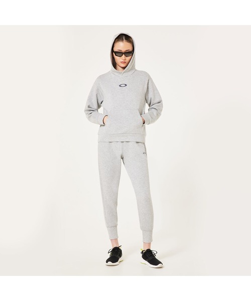 OAKLEY(オークリー)の「オークリー RADIANT QD FLEECE HOODIE 9.0/フーディー/スポーツ・トレーニング/UPF50+/OAKLEY(パーカー・レディース・ライトグレー/ブラック・L/XS/S/M)」の13枚目の写真