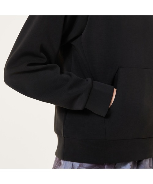OAKLEY(オークリー)の「オークリー RADIANT QD FLEECE HOODIE 9.0/フーディー/スポーツ・トレーニング/UPF50+/OAKLEY(パーカー・レディース・ライトグレー/ブラック・L/XS/S/M)」の8枚目の写真