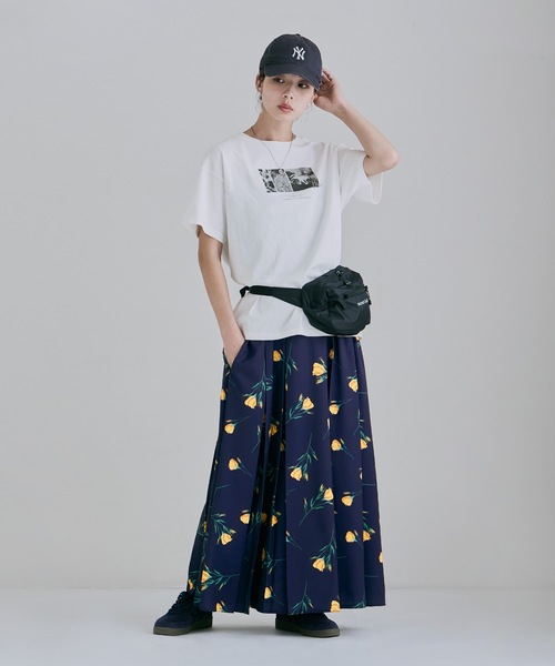 etoll.(エトル)の「フォトプリントクルーネックTシャツ(Tシャツ/カットソー・レディース・ホワイト系3/ホワイト系1/ホワイト系2・FREE)」の10枚目の写真